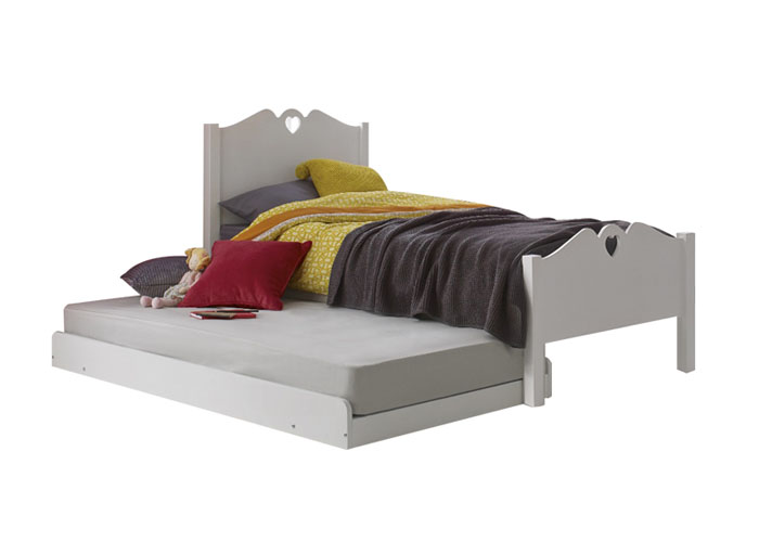 Holly Super Single Bed Frame with Pull Out Single Bed